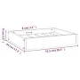 Hundebett aus massivem Kiefernholz 51,5x44x9 cm von vidaXL, Betten für Hunde - Ref: Foro24-820846, Preis: 25,94 €, Rabatt: %