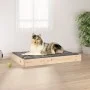 Dog bed solid pine wood 91.5x64x9 cm by vidaXL, Beds for dogs - Ref: Foro24-820861, Price: 47,66 €, Discount: %
