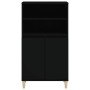 Aparador alto madera contrachapada negro 60x36x110 cm de vidaXL, Aparadores - Ref: Foro24-821221, Precio: 78,95 €, Descuento: %