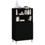 Aparador alto madera contrachapada negro 60x36x110 cm de vidaXL, Aparadores - Ref: Foro24-821221, Precio: 78,95 €, Descuento: %
