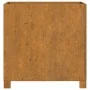 Planters with legs 2 units corten steel oxidized 49x47x50 cm by vidaXL, Pots and planters - Ref: Foro24-823683, Price: 121,39...