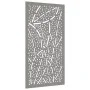Adorno de pared de jardín acero corten diseño de hoja 105x55 cm de vidaXL, Carteles, copias y arte visual - Ref: Foro24-82447...