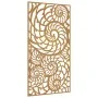 Corten steel garden wall ornament shell design 105x55 cm by vidaXL, Posters, prints and visual art - Ref: Foro24-824476, Pric...