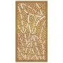 Gartenwandornament aus Cortenstahl, Blattdesign, 105 x 55 cm von vidaXL, Poster, Drucke und visuelle Kunst - Ref: Foro24-8244...