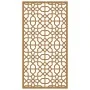 Gartenwanddekoration aus Cortenstahl im maurischen Design, 105 x 55 cm von vidaXL, Poster, Drucke und visuelle Kunst - Ref: F...