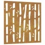 Gartenwanddekoration aus Cortenstahl, Bambus-Design, 55 x 55 cm von vidaXL, Poster, Drucke und visuelle Kunst - Ref: Foro24-8...
