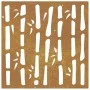 Gartenwanddekoration aus Cortenstahl, Bambus-Design, 55 x 55 cm von vidaXL, Poster, Drucke und visuelle Kunst - Ref: Foro24-8...