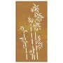 Garten-Wandschmuck Cortenstahl Bambus Design 105x55 cm von vidaXL, Poster, Drucke und visuelle Kunst - Ref: Foro24-824484, Pr...