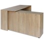 Eckschreibtisch mit 4 Regalen in Eichenfarbe von vidaXL, Schreibtische - Ref: Foro24-243059, Preis: 177,57 €, Rabatt: %