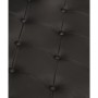 Sillón de aviador de cuero auténtico negro