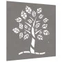 Corten steel garden wall ornament tree design 55x55 cm by vidaXL, Posters, prints and visual art - Ref: Foro24-824505, Price:...