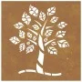 Gartenwanddekoration aus Cortenstahl, Baumdesign, 55 x 55 cm von vidaXL, Poster, Drucke und visuelle Kunst - Ref: Foro24-8245...