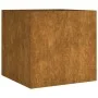 Jardinera de acero corten 40x41x40 cm de vidaXL, Maceteros y jardineras - Ref: Foro24-824518, Precio: 64,58 €, Descuento: %