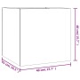Pflanzgefäß aus Cortenstahl, 40 x 41 x 40 cm von vidaXL, Töpfe und Pflanzgefäße - Ref: Foro24-824518, Preis: 69,62 €, Rabatt: %