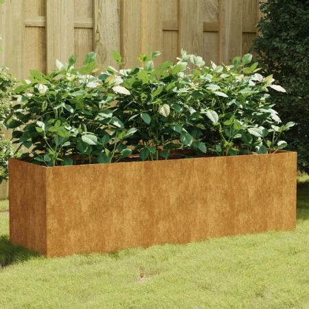 Corten steel planter 120x40x40 cm by vidaXL, Pots and planters - Ref: Foro24-824520, Price: 109,88 €, Discount: %
