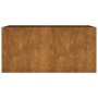 Maceta de acero corten 80x40x40 cm de vidaXL, Maceteros y jardineras - Ref: Foro24-824519, Precio: 84,60 €, Descuento: %