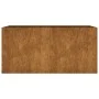 Maceta de acero corten 80x40x40 cm de vidaXL, Maceteros y jardineras - Ref: Foro24-824519, Precio: 84,81 €, Descuento: %