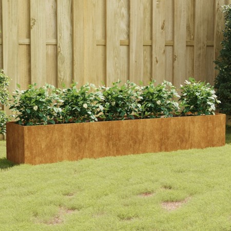 Jardinera acero corten 200x40x40 cm de vidaXL, Maceteros y jardineras - Ref: Foro24-824521, Precio: 113,38 €, Descuento: %