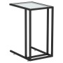 Transparent glass computer side table 50x35x65 cm by vidaXL, Side tables - Ref: Foro24-331649, Price: 43,15 €, Discount: %