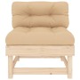 Zentrales Sofa mit Kissen aus massivem Kiefernholz von vidaXL, Modulare Sofas für den Außenbereich - Ref: Foro24-825429, Prei...