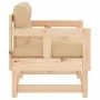 Garden armchairs with cushions 2 pcs solid pine wood by vidaXL, Modular outdoor sofas - Ref: Foro24-825443, Price: 164,74 €, ...