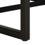 Sillón de cuero auténtico negro