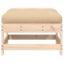 Gartenhocker mit Kissen aus massivem Kiefernholz von vidaXL, Modulare Sofas für den Außenbereich - Ref: Foro24-825555, Preis:...