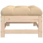 Garden stool with solid pine wood cushion by vidaXL, Modular outdoor sofas - Ref: Foro24-825555, Price: 43,69 €, Discount: %