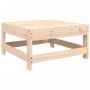 Gartenhocker mit Kissen aus massivem Kiefernholz von vidaXL, Modulare Sofas für den Außenbereich - Ref: Foro24-825555, Preis:...