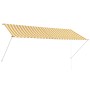 Einziehbare Markise 300x150 cm gelb und weiß von vidaXL, Markisen - Ref: Foro24-143755, Preis: 66,01 €, Rabatt: %