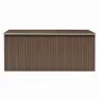 Caseta de jardín metal marrón 257x392x181 cm de vidaXL, Cobertizos - Ref: Foro24-143347, Precio: 459,35 €, Descuento: %