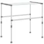 Wäscheleine aus Aluminium 83x(50-55)x(40-85) cm von vidaXL, Wäscheleinen und Kleiderbügel - Ref: Foro24-154601, Preis: 64,70 ...