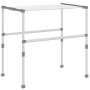 Wäscheleine aus Aluminium 83x(50-55)x(40-85) cm von vidaXL, Wäscheleinen und Kleiderbügel - Ref: Foro24-154601, Preis: 66,85 ...