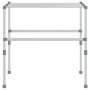 Wäscheleine aus Aluminium 83x(50-55)x(40-85) cm von vidaXL, Wäscheleinen und Kleiderbügel - Ref: Foro24-154601, Preis: 66,85 ...