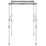 Tendedero de ropa aluminio 83x(50-55)x(40-85) cm de vidaXL, Tendederos y perchas - Ref: Foro24-154601, Precio: 58,67 €, Descu...