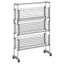 Tendedero para ropa con ruedas aluminio 89x64x129 cm de vidaXL, Tendederos y perchas - Ref: Foro24-154603, Precio: 106,87 €, ...