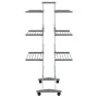 Tendedero para ropa con ruedas aluminio 89x64x129 cm de vidaXL, Tendederos y perchas - Ref: Foro24-154603, Precio: 106,87 €, ...
