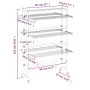 Tendedero para ropa con ruedas aluminio 89x64x129 cm de vidaXL, Tendederos y perchas - Ref: Foro24-154603, Precio: 106,87 €, ...