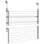 Tendedero para balcón aluminio 89x25x(60-95) cm de vidaXL, Tendederos y perchas - Ref: Foro24-154605, Precio: 45,57 €, Descue...