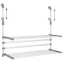 Tendedero para balcón aluminio 89x25x(60-95) cm de vidaXL, Tendederos y perchas - Ref: Foro24-154605, Precio: 49,03 €, Descue...