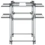 Tendedero para ropa aluminio 107x107x120 cm de vidaXL, Tendederos y perchas - Ref: Foro24-154606, Precio: 100,45 €, Descuento: %