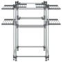 Wäscheleine aus Aluminium 107x107x120 cm von vidaXL, Wäscheleinen und Kleiderbügel - Ref: Foro24-154606, Preis: 102,43 €, Rab...