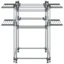Tendedero para ropa aluminio 107x107x120 cm de vidaXL, Tendederos y perchas - Ref: Foro24-154606, Precio: 100,45 €, Descuento: %