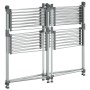 Wäscheleine aus Aluminium 107x107x120 cm von vidaXL, Wäscheleinen und Kleiderbügel - Ref: Foro24-154606, Preis: 102,43 €, Rab...