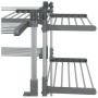 Wäscheleine aus Aluminium 107x107x120 cm von vidaXL, Wäscheleinen und Kleiderbügel - Ref: Foro24-154606, Preis: 102,43 €, Rab...