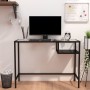 Computertisch aus schwarzem Glas 100x36x74 cm von vidaXL, Schreibtische - Ref: Foro24-331622, Preis: 85,10 €, Rabatt: %