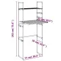 Estantería para lavadora aluminio 77x52x192 cm de vidaXL, Perchas y estanterías - Ref: Foro24-154608, Precio: 80,56 €, Descue...
