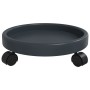 Plant stand with wheels 2 pcs gray diameter 34 cm 35 kg by vidaXL, Pot stands - Ref: Foro24-154609, Price: 25,34 €, Discount: %