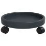 Plant stand with wheels 2 pcs gray diameter 34 cm 35 kg by vidaXL, Pot stands - Ref: Foro24-154609, Price: 26,85 €, Discount: %