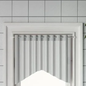 Curtain rails 2 pcs white and silver aluminum 40-60 cm by vidaXL, Rods for curtains and curtains - Ref: Foro24-154610, Price:...